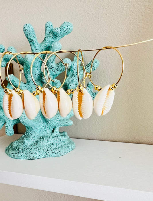 COWRIE HOOPS